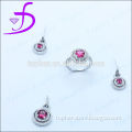 Wholesale jewelry set in 925 sterling silver factory direct sale OEM jewelry